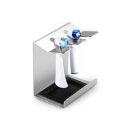 Siegvoll Soporte de Cabezal de Cepillo de Dientes Eléctrico, Porta Cabezal Cepillo de Dientes de Acero INOX para Oral-B, iO, Philips Sonicare, etc. Porta Cepillo de Dientes de 2 Asientos