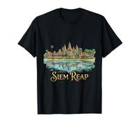 Siem Reap Camboya Travel Souvenir City Landmark Gift Camiseta