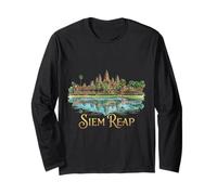 Siem Reap Camboya Travel Souvenir City Landmark Gift Manga Larga