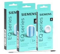 SIEMENS 10 pastillas de limpieza TZ80001N + 6 pastillas descalcificadoras TZ80002N para EQ