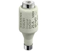 SIEMENS - 25 unidades de fusibles DIAZED 500 V 25 A