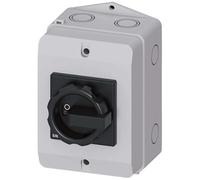 Siemens 3LD5 - Interruptor de 3 pines (25 A, 25 A, 1 abridor/1 cierre), Sentron cerrado