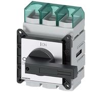 Siemens 3LD5 - Interruptor seccionador de 3 pines, 160 A, 160 A, Sentron, cerrado, clase J, tamaño del fusible