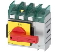 Siemens 3LD5 - Interruptor seccionador de 3 pines, 160 A, 160 A, Sentron, cerrado, clase J, tamaño del fusible