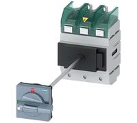 Siemens 3LD5 - Interruptor seccionador de 3 pines, 160 A, 160 A, Sentron, cerrado, clase J, tamaño del fusible