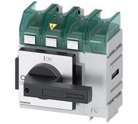 Siemens 3LD5 - Interruptor seccionador de 4 pines, 125 A, 125 A, Sentron, cerrado, clase J, tamaño del fusible