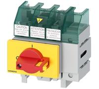 Siemens 3LD5 - Interruptor seccionador de 4 pines, 32 A, 32 A, SENTRON cerrado, clase CC, clase J, tamaño del fusible