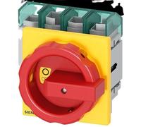 Siemens 3LD5 - Interruptor seccionador de 4 pines, 63 A, 63 A, SENTRON cerrado, clase J, tamaño del fusible