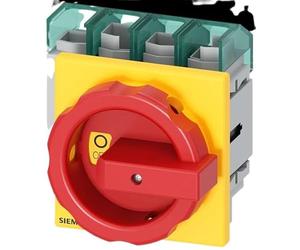 Siemens 3LD5 - Interruptor seccionador de 4 pines, 63 A, 63 A, SENTRON cerrado, clase J, tamaño del fusible