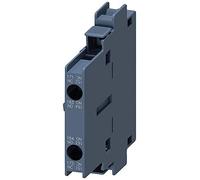 Siemens 3RH19 21-1JA11 - Bloque de interruptor auxiliar (montaje lateral, conexión de tornillo, 2 polos, S3 - S12, 1 NO + 1 NC, contactos auxiliares)