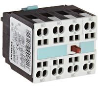 Siemens 3RH19 21-2FC22 - Bloque de conmutación auxiliar para contactor, conexión de abrazadera de jaula, 4 polos, número de identificación de 22 U, 2 NO + 2 contactos NC