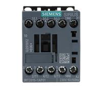 Siemens Contactor 3RT20 AC-3 3 kW 400 V 1NA corriente alterna 230 V S00 tornillo