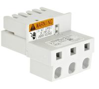 Siemens 3RV19 17-5D bloque de terminales, para la integración de componentes de una sola unidad, dos y tres fases