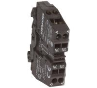 Siemens 3SB34 03-0A Bloque de contacto, terminal de tornillo, montaje en placa frontal, 2 contactos 65 mm de profundidad de montaje, 1 NO + 1 contacto NC