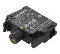 Casquillo LED Bloque Amarillo 24V AC-DC SIRIUS ACT