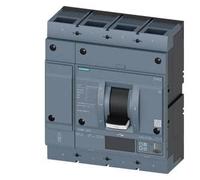 Siemens 3VA2563-7JP42-0AA0 - Interruptor automático 3VA2, clase C, 110Ka ICU, 4 pines, ETU550 Protección contra sobrecarga, LSI, 630A In, L/T