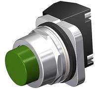 Siemens 52 Pa8b3 a Heavy Duty pulsador unidad, agua y aceite ajustado, montado bloque de contacto, 30 mm, ampliado CAP, verde, 1 NO + 1 nc tipo de contacto