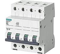 Siemens 5sl6 - Automático magnetotermico 400v 6ka 4 polos b 25a