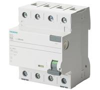 Siemens 5SV33426 Interruptor Diferencial 4P Clase A R 30mA 25A 400V