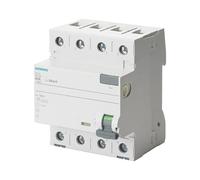 Siemens 5SV33426 Interruptor Diferencial 4P Clase A R 30mA 25A 400V