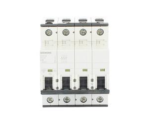 Siemens 5SY34067 Interruptor Magnetotérmico 4P 6A 4,5K Curva C 4 Módulos