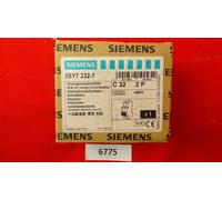 Siemens Interruptor MCB 2p 32a 25ka Curva C 2 Módulo 5sy72327