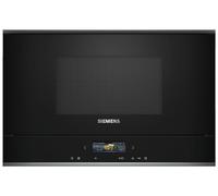 Siemens BF722R1B1 iQ700 - Microondas empotrable, cookControl7 - Programas automáticos, humidClean Plus - Limpieza de interiores, cookControl Plus - para buenos resultados, pantalla táctil TFT, color