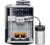 Siemens Cafetera automática EQ.6 plus s700 TE657M03DE, limpieza automática, selección directa, dos tazas al mismo tiempo, 1500 W, acero inoxidable