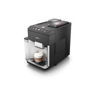 SIEMENS - Cafetera superautomática, EQ500, limpieza autoMilk, Display TFT Touch&Slide, función oneTouch doubleCup, plateado/negro, TQ513R01