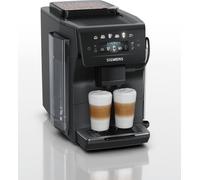 SIEMENS cafetera superautomática EQ600 iAroma, TP601E09, negro, >40 bebidas | Bebidas XL hasta 480 ml, función jarra, molinillo cerámico, limpieza sencilla, controlable mediante app