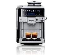 Siemens Cafetera totalmente automática EQ.6 plus s700 TE657503DE, para muchas especialidades de café, boquilla para espumar leche, molinillo de cerámica, función de doble taza, antical, limpieza a vapor automática, 1500 W, acero inoxidable