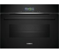 Siemens CM724G1B1 - Horno compacto con microondas iQ700 Cristal negro