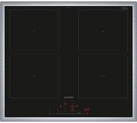 Siemens ED645HQC1E iQ500 - Placa de inducción inteligente, 60 cm, color negro, con marco de inducción, TouchSlider, sensor de fritura Pro