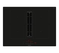 Siemens ED711HQ26E iQ500 - Placa de inducción inteligente con extractor de humos, 70 cm de ancho, sin marco, autosuficiente, touchslider, de inducción combinada, para grandes superficies de cocción,