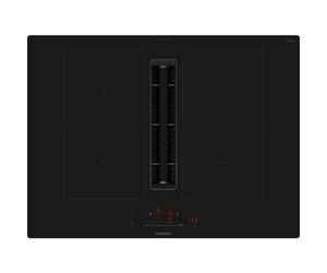 Siemens ED711HQ26E iQ500 - Placa de inducción inteligente con extractor de humos, 70 cm de ancho, sin marco, autosuficiente, touchslider, de inducción combinada, para grandes superficies de cocción,