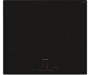 Siemens EH601HEB1E iQ100 - Placa de inducción inteligente de 60 cm, color negro, touchslider, extractor inteligente, la combinación perfecta de cocina y campana extractora