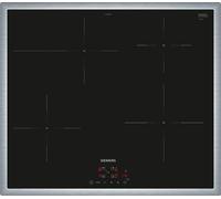 Siemens EH645BFB6E iQ300 - Placa de inducción, 60 cm, color negro, con marco, TouchControl, powerBoost, temporizador, seguridad infantil