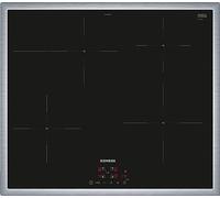 Siemens EH645BFB6E iQ300 - Placa de inducción, 60 cm, color negro, con marco, TouchControl, powerBoost, temporizador, seguridad infantil
