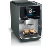 SIEMENS Cafetera automática EQ700 Classic TP715D01, control por aplicación, Cold Brew, pantalla táctil intuitiva, hasta 10 individ. Creaciones favoritas, limpieza automática a vapor, 1500 W, color