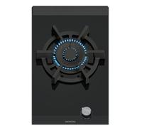 Siemens ER3A6AI10 - Placa de Gas Natural Domino iQ700 30 Cm 1 Fuego Step Flame Negra