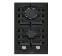 Siemens ER3A6BI40 - Placa de Gas Natural Domino iQ700 30 Cm 2 Fuegos Negra