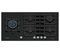 Siemens ER9A6SH40 - Placa de Gas Natural iQ700 90 Cm 5 Fuegos Home Connect Cristal Negro