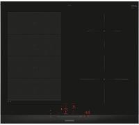 Siemens EX675HEC1E iQ700 - Placa de inducción inteligente, 60 cm, color negro, con marco, varioinducción, TouchSlider, sensor de asado Pro, sin riesgo de quemaduras