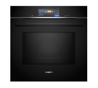 Siemens HM778GMB1 iQ700, Horno pirolítico con microondas, 60 x 60 cm, Negro