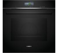 Siemens HR736G1B1 iQ700 Horno multifunción con aporte de vapor 60 cm AirFry Cristal negro Clase