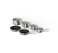 Siemens HZ9SE060 - Batería de cocina de 6 piezas de alta calidad para todo tipo de cocinas eléctricas, incluida inducción