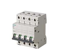 SIEMENS Ingenuity for life - Interruptor automático 230/400 V 6KA 4 POLOS, C, 10A