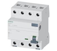 SIEMENS Ingenuity for life - Interruptor diferencial 4 polos estilo A 63A 300mA