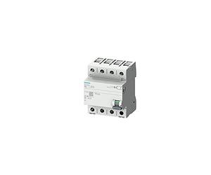 SIEMENS interruptor diferencial, 4 polos, Tipo B+, con retardo breve, Entrada: 40 A, 30 mA, Un AC: 400 V