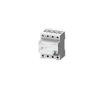 SIEMENS interruptor diferencial, 4 polos, Tipo B, con retardo breve, Entrada: 63 A, 500 mA, Un AC: 400 V